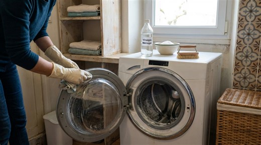 Machine à laver : 12 ans de calcaire dissous en un cycle avec ce produit de placard, avant d'appeler le réparateur