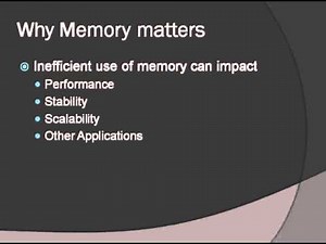 Why Memory Matters For Developers | Redgate