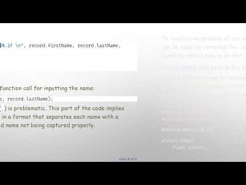 Solving the Issue of Data Not Displaying in C with Structs