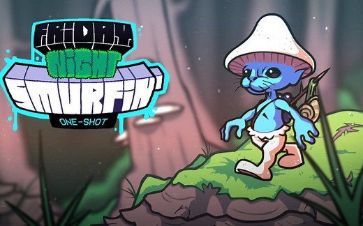 最还原的一集！FNF 超优质单曲 蓝精灵猫 模组流程演示