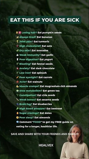 Foods That Help You Feel Better Fast! #longevity #healthyliving #nutritiontips #wellness