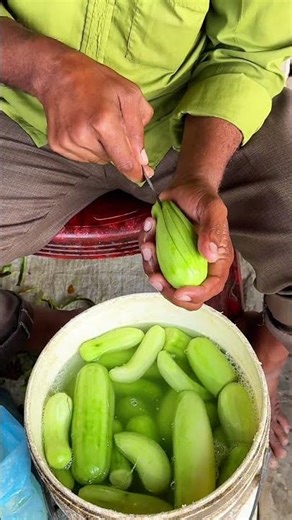 Amazing Cucumber Cutting Skills 🥒 | Mind-Blowing Kitchen Art!
