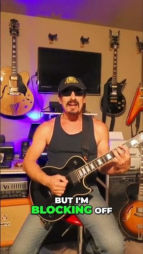 Guitar Tutorial: Easy Rock Guitar Techniques Brain Stew #shorts