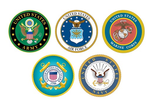 US Military Logos: Army, Navy, Air Force, Marine Corps, Coast Guard (PNG, SVG) - Etsy Canada