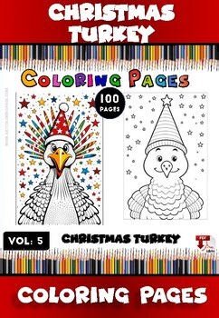 Coloring Pages Turkey Printable Vol. 5 – 100 Fun Designs to Brighten Your Days