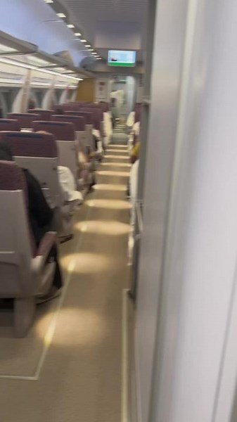 Exploring a Modern Train Carriage Interior