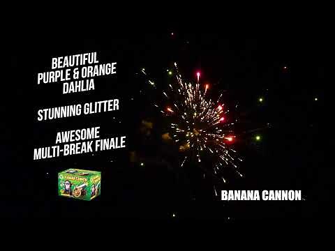 Banana Cannon - 500g Finale Firework - World Class brand