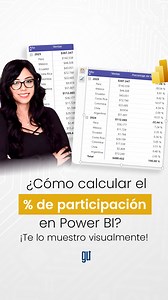 20 reactions | Te mostramos cómo crear el porcentaje de participación en Power BI sin crear medidas en el modelo. | Grow Up | Facebook