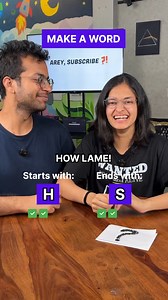 61K views · 295 reactions | Make A Word Challenge | Arey Pata Hai? | Facebook