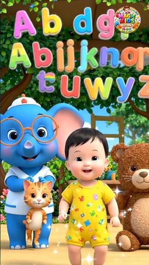 🎉 Welcome to a fun and colorful A to Z Alphabet Learning Video for kids!👶🐘🐱🐻 #nurseryrhymes#abcsong