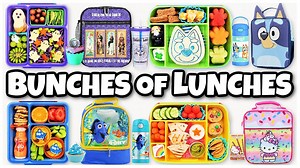 Making Disney's HAUNTED MANSION & BLUEY Themed Lunches 👻 Fun & Easy Lunch Ideas