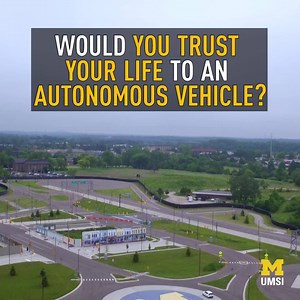 41K views · 387 reactions | Are you ready to give up the wheel? With autonomous and connected vehicles on the horizon, researchers at the University of Michigan School of Information are using simulations to study how trusting drivers are of this new technology. | University of Michigan | Facebook