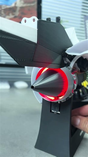 I gave my good brother a model airplane engine on Valentine's Day.