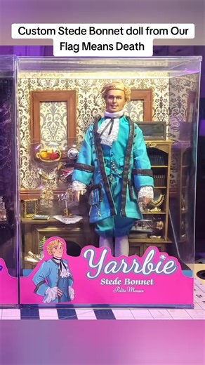 Custom Stede Bonnet Art Doll from Our Flag Means Death