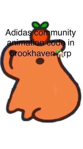 Adodas community animation code #brookhaven #animation #ROBLOX