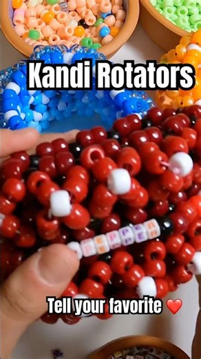 Kandi Rotators Collection💕#kandi #beads #kandiideas #kandikid #rave
