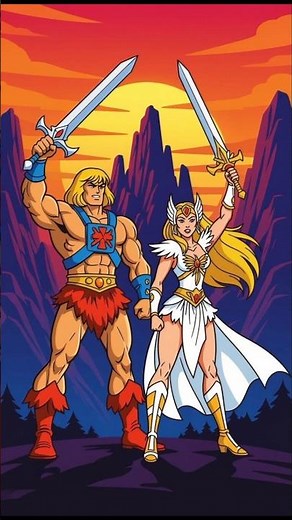NOSTALGIE DES ANNEES 80 LES MAITRES DE L UNIVERS #Nostalgie #AnimeRetro #Generation80 #ytshorts