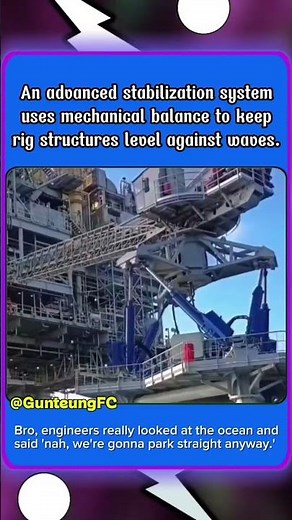 How Massive Offshore Oil Rigs Defy Ocean Waves
