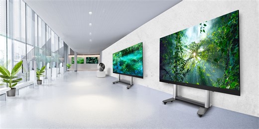 ViewSonic lança maior TV LCD dobrável do mundo e ela custa quase R$ 500 mil