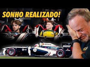 RUBINHO BARRICHELLO E OS FILHOS, DUDU E FEFO, ACELERAM JUNTOS UM FÓRMULA 1 | Acelerados