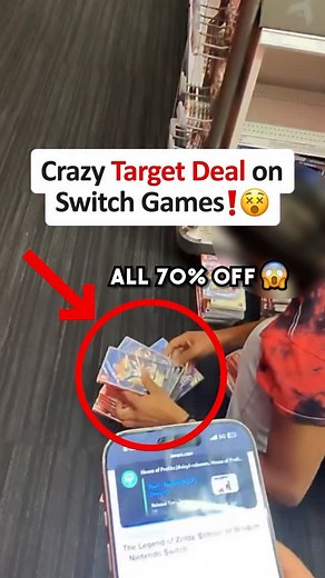 Target is having a 70% off clearance on Switch Games! 1. First you need to locate which items are on clearance (link in bio to access our clearance software) 2. Go into your store and find the items 3. Secure it for a huge discount 4. Keep it or flip it for a profit #target #clearance #reseller #reselling #clearanceshopping | Sara Deals