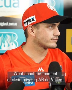 What does it feel like to bowl out your favourite cricketer? And what if that man's name is AB de Villiers? Let Cameron Boyce explain. | Melbourne Renegades