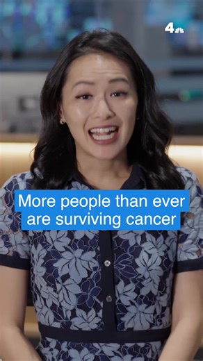 Promising news for your health: cancer survival is up, according to the American Cancer Society. From 50% survival in the 1970s to about 70% today. Hearing that hits different for News4’s Aimee Cho as a survivor. #cancertreatment #cancer #health #cancersurvivor #science