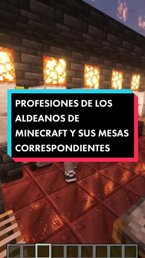 Profesiones de los aldeanos de Minecraft y sus mesas correspondientes. Gracias por los 1k seguidores 😁😊 #minecraft #minecraftbuilding #minecrafttutorial #minecrafttutoriales #tutorialminecraft #tutorialesminecraft #minecraftespañol #minecrafttiktok #minecrafttecnico