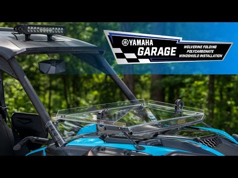 #Yamaha Garage: Wolverine Folding Polycarbonate Windshield Installation