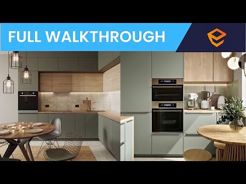 Enscape Full Tutorial - Realistic Kitchen Interior