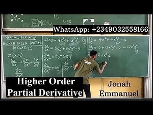 Higher Order Partial Derivative | Higher Order Partial Differentiation #excellenceacademy #jonah