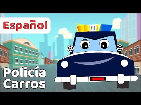 Song of Police Cars For children in Spanish | children's songs and music | Animation