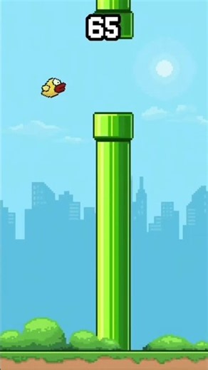Day 8 breaking the Flappy Bird World Record 🏆#shorts #flappybird #gaming