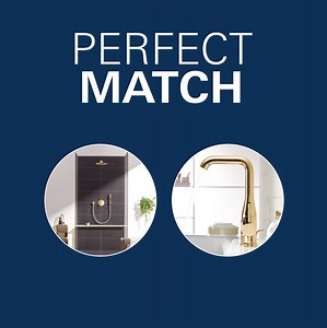 Vous matchez et eux aussi ! Découvrez nos solutions complètes de salle de bain avec des produits adaptables à toutes vos envies 😍 | GROHE