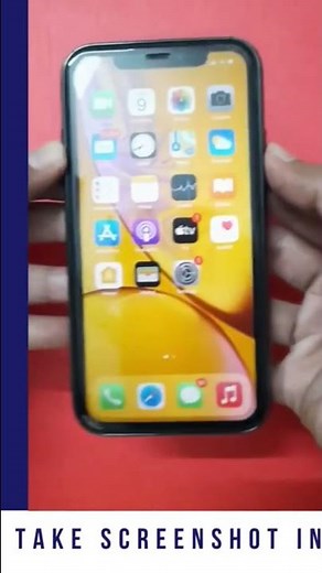 How we can take screenshot in iPhone XR?