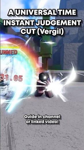 AUT Instant Judgement Cut (Vergil Passive) #roblox #shorts #aut #auniversaltime #dmc #vergil