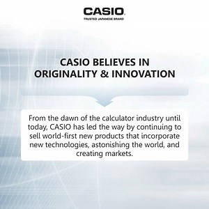101 reactions | From the World's first All-electric calculator in 1957 to the Word's First GST calculator in 2018 for the Indian Market.. Casio has led the way by continuing to innovate new products that incorporate new technologies, astonishing the world and creating markets. #FromGloballeaders #madeforindia | Casio Calculators India | Facebook