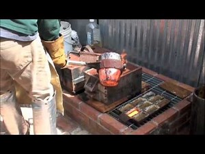 Home Foundry Iron Pour