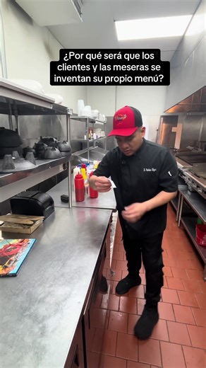 ¿Por qué será que los clientes y las meseras se inventan su propio menú? #trabajo #menu #clientes #mesera