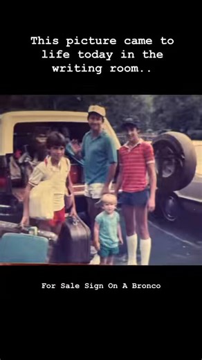 Sometimes a picture comes to life. Wrote this yesterday about my Dad’s old Bronco. I’ve always wanted to find it or at least get one fixed up just like his.