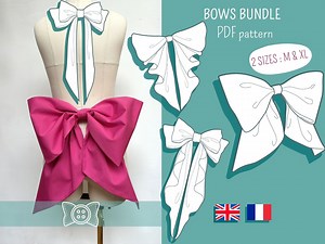 CUTE BOW for Cosplay Pdf Pattern Bundle*updated* - Etsy