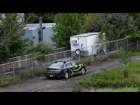 Nvidia shows off self-driving car demo