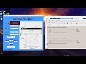 How to download and extract GPM precipitation using MATLAB and Wget