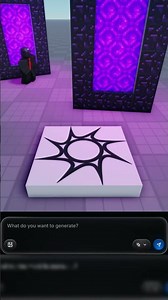 I Recreated Minecraft Portal In Minecraft Within A MINUTE🤯 #roblox #robloxdev