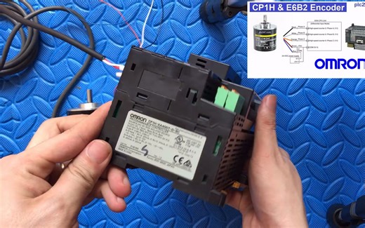 CP1H Omron Encoder High Speed Counter Tutorial编码器 高速记速器教程