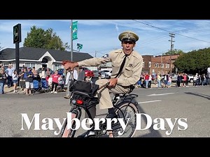Mayberry Days 2021 Walk & Talk - Parade, Shops, & Museum - Mt Airy, NC - USA