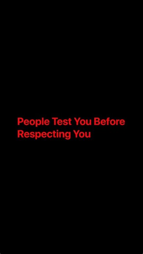 Psychology | Mindset | Growth on Instagram: "People Test You Before Respecting You . If you liked this post, follow @mind_valut_ you won't regret. . People observe how you react to disrespect before deciding how far they can go. Silence after disrespect is often mistaken for permission. Boundaries work only when followed by consequences. Respect increases when access becomes limited. Calm firmness creates more authority than emotional reactions. People treat you better once they sense you can wa