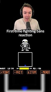 First time fighting sans in Undertale Genocide #undertale #gaming