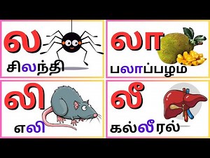 ல வரிசை சொற்கள்|la varisai sorkal in Tamil|ல லா லி லீ|uyirmei eluthukkal in Tamil ‪@LearnwithNaji‬
