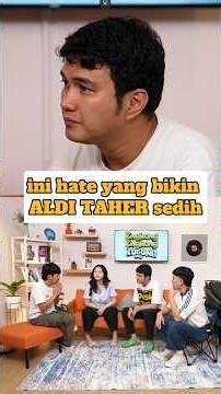 Hate ini yang bikin Aldi Taher sedih #podcastclip #alditaher #indrajegel #vior #shorts